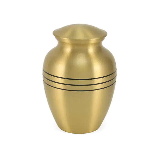 Classic Bronze, Pet, Cremation Urn, Small Size for Dog or Cat, up to 40lbs
