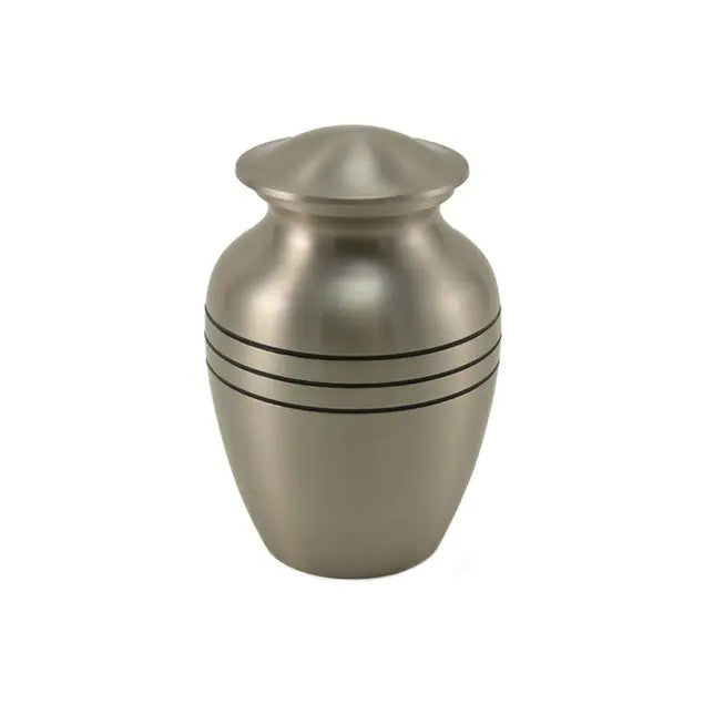 Classic Pewter, Cremation Urn, Extra Small for Dog or Cat, up to 40lbs