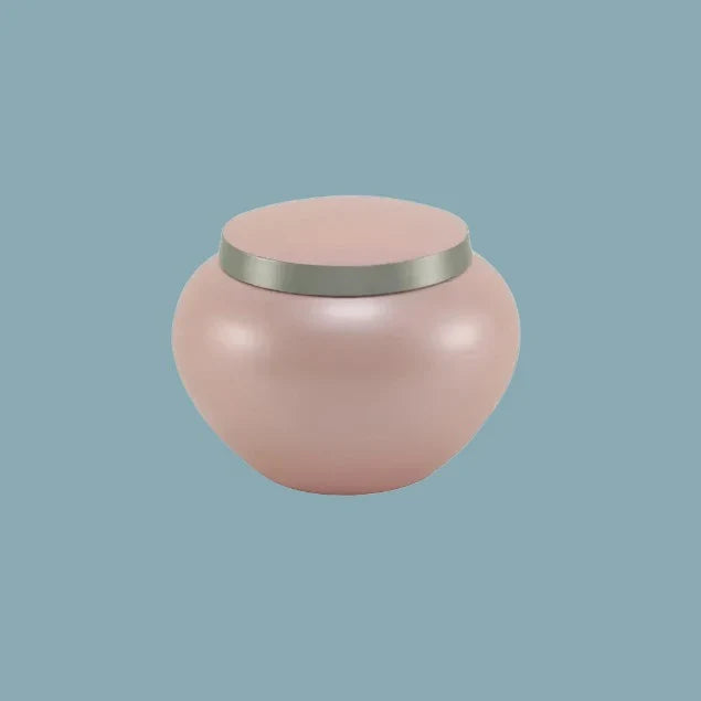 Odyssey Pink, Cremation Urn, Small Size for Dog or Cat, up to a 25lbs