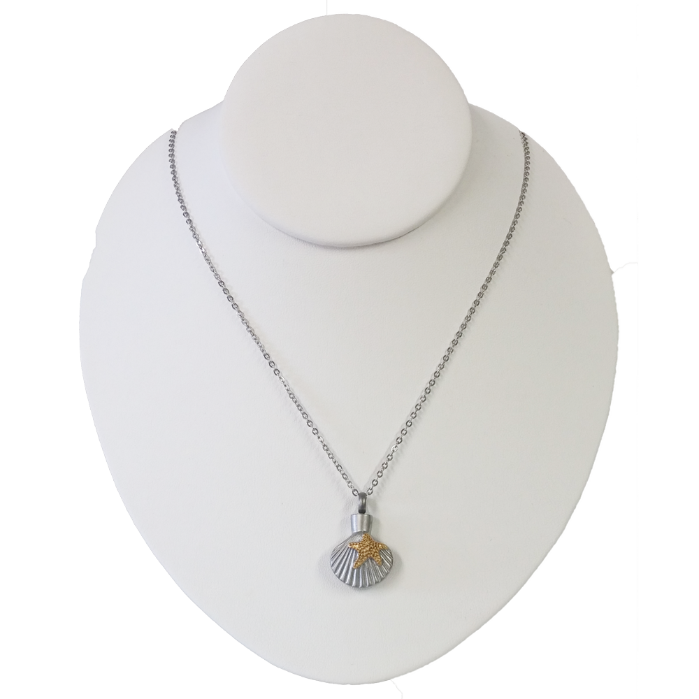 Stainless Steel Beach Life Cremation Pendant