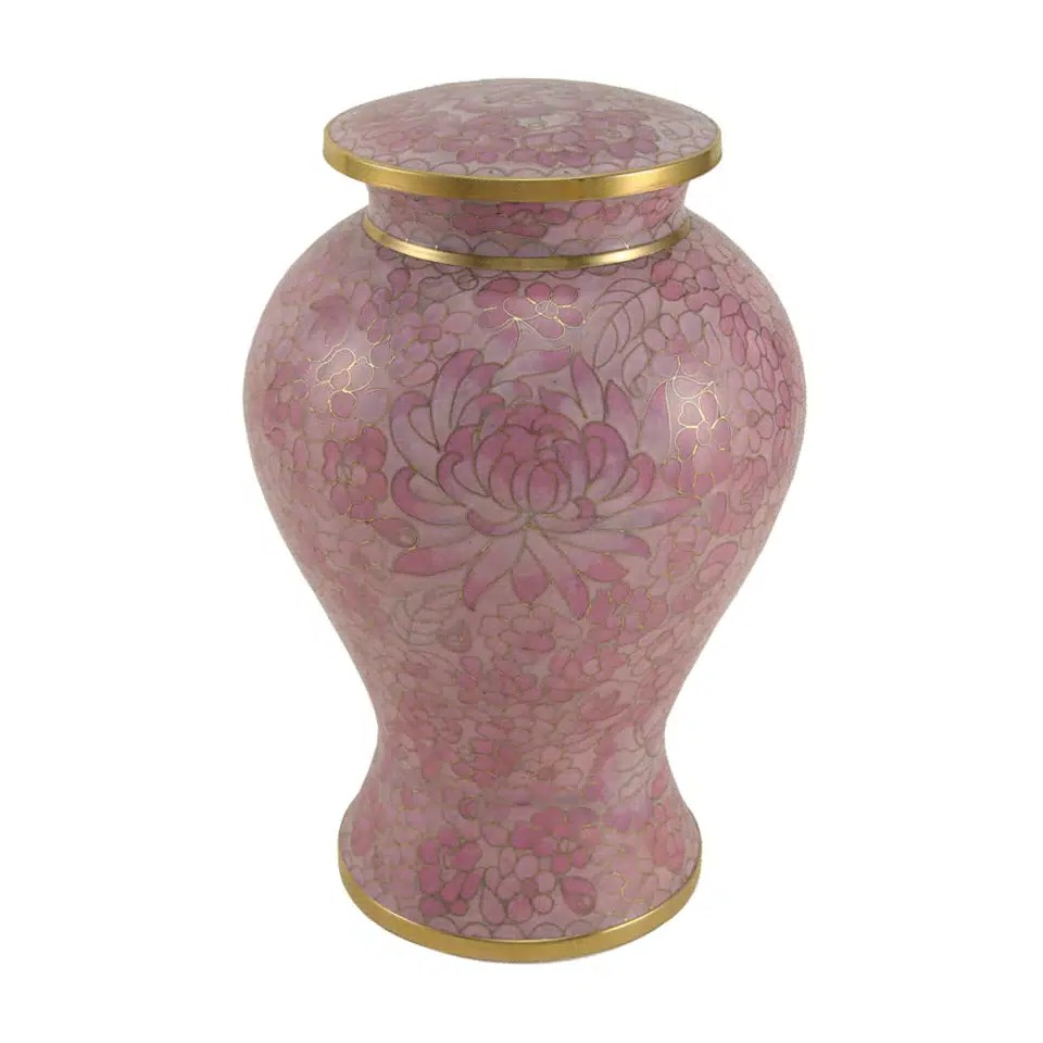Etienne Rose, Adult Ash Urn, Floral, Memory Lane Urns
