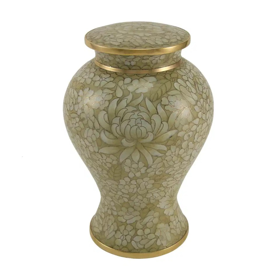 Etienne Opal, Adult Ash Urn, Floral, Memory Lane Urns