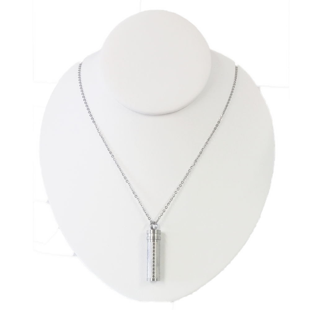 Fancy Cylinder Cremation Pendant