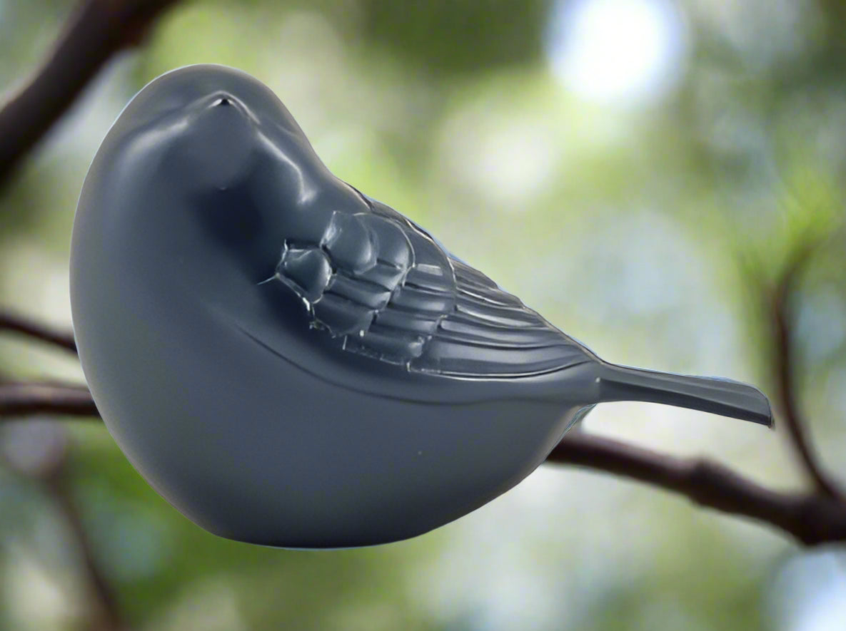 Cardinal Songbird Keepsake, Cremation Urn, Variety of Colors, Metal Songbird Keepsake