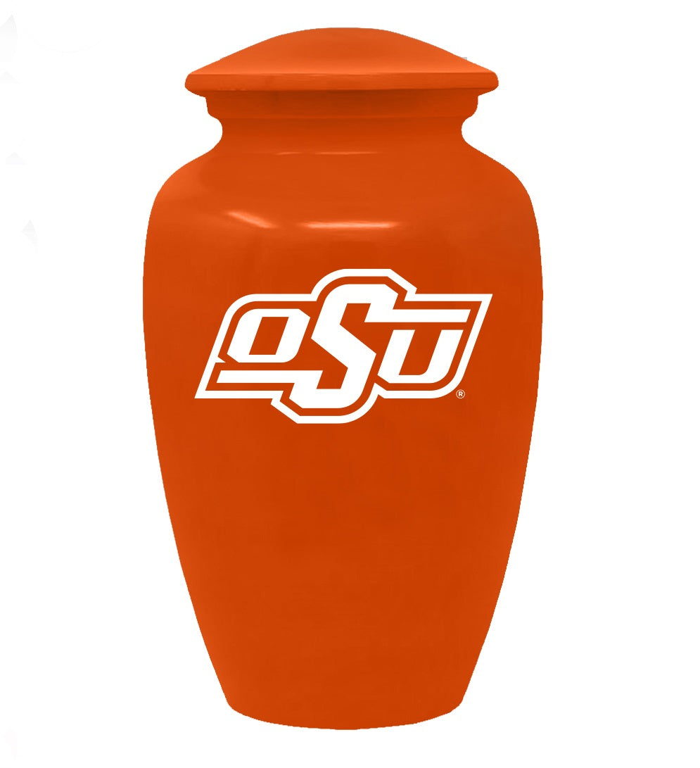 Oklahoma State University Cremation Urn, OSU Adult Ash Urn, Can be Engraved