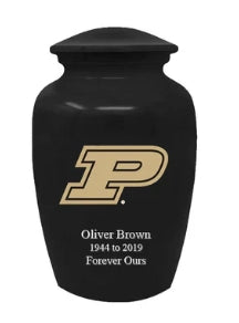 Purdue Cremation Urn, Adult and Keepsake, Collegiate Urns, Memory Lane Urns