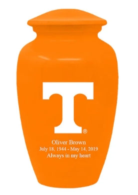 University of Tennessee Cremation Urn, Collegiate Adult Ash Cremation Urn