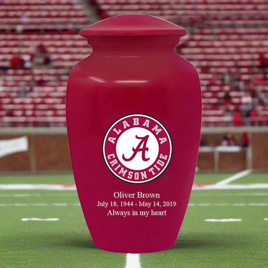 University of Alabama, Cremation Urn, University of Alabama, Adult, Engraving Available
