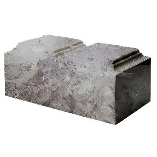 Companion cultured marble ash urn - urn for two people -urn for husband and wife