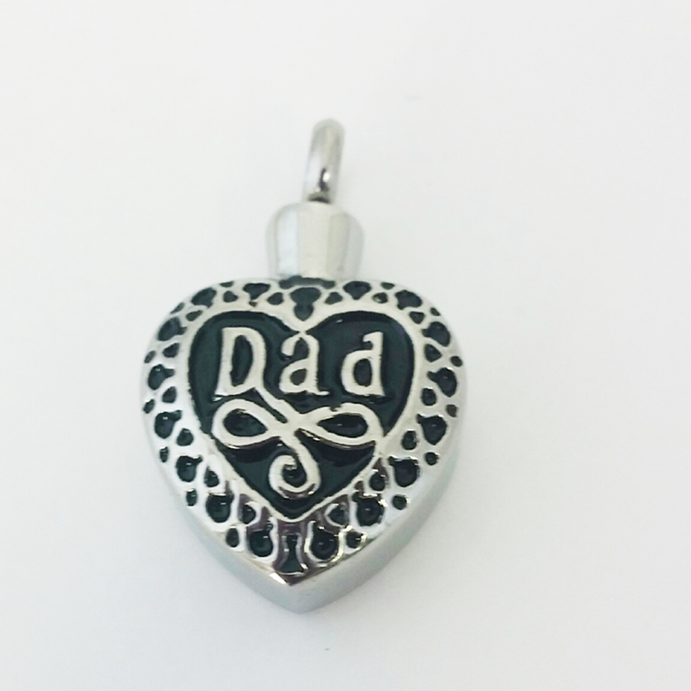 Stainless Steel Dad Stainless Steel Cremation Pendant