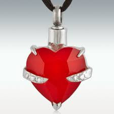 Hold My Heart, Cremation Pendant, Variety of Colors