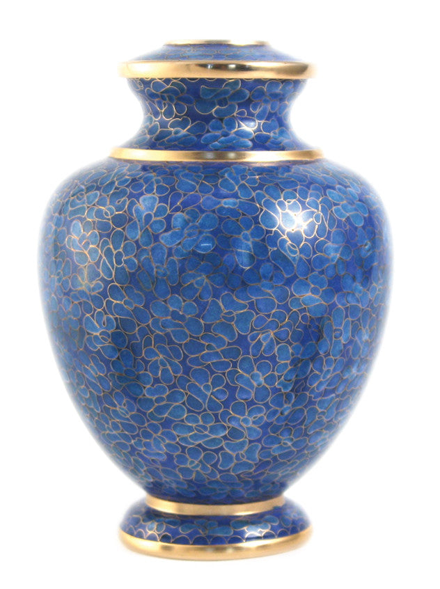 Terrybear Essence Azure Cloisonne Cremation Urn | Vision Medical